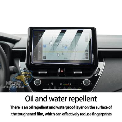 China Car Navigation Screen Tempered Film GPS Navigation For 2022 Toyota Levin Touch Screen Tempered Screen Protector 9H Hardness Screen Protector for sale