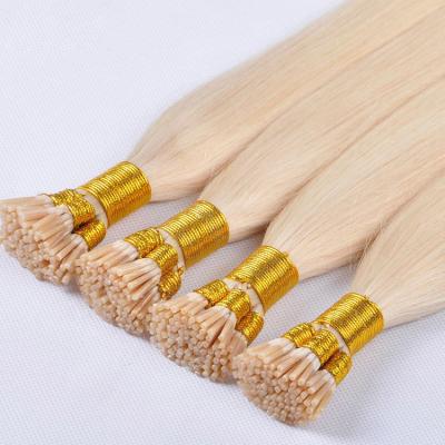 China extensiones pre consolidadas onduladas del pelo del grado 7A, extensiones pre consolidadas del pelo de la extremidad del palillo en venta