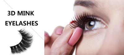 Κίνα Αδιάβροχη αόρατη ζώνη Eyelashes, μετάξι ψεύτικο Eyelashes μήκους 8 - 15mm προς πώληση