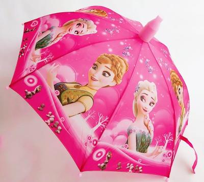 China All in 1 Promotional cute cartoon pattern Elsa frozen children umbrella for kids for sale