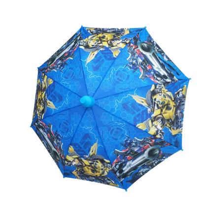 China All in 1 Big size kids umbrella with cartoon character design, children umbrella with whistle, transformers design for sale