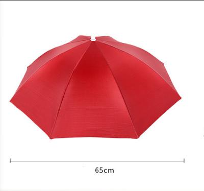 China All in 1 65*39 cm single layer silver coated inside hat umbrella anti-UV sunny and rainy umbrella for adults for sale