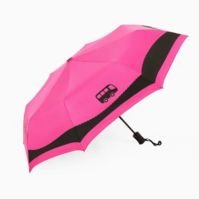 China All in 1 New 8K automatic creative advertising umbrella sunshade sunblock sunny rain dual use three fold umbrella manufacturers supply for sale