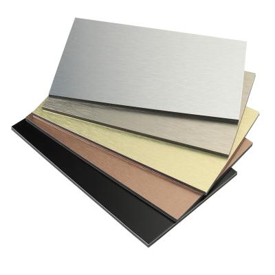 China Newest Contemporary Building Materials Waterproof Wire Bench Aluminum Composite Panels for sale