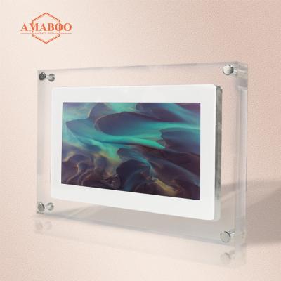 China Bulk Wholesale China Cheap Price Video Playback 7 Inch Desktop Photo Album Video Acrylic Digital Photo Frame for sale