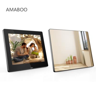 China Amaboo Digital Magic Wall Mirror Photo Frame Amaboo Digital Photo Wall Promotional View Sale Magic Digital Photo View for sale