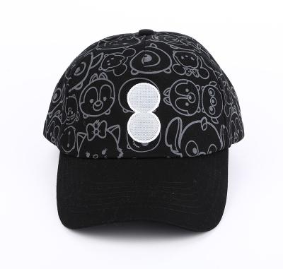 China Customized Logo Design 5 COMMON Panel Maker Brim Silk Print Dad Curved Baseball Cap For Unisex for sale