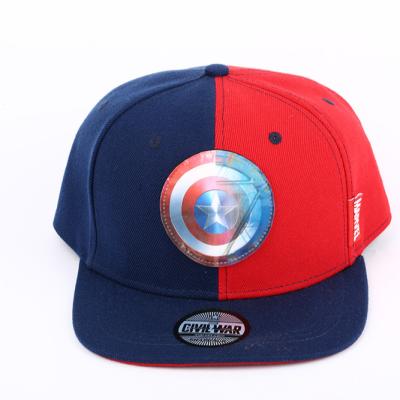 China JOINT OEM Custom Branded Applique Logo Flat Brim 6 Panel Snapback Hats Printed Cap for sale