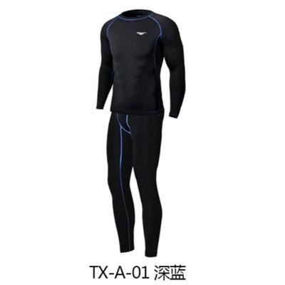 China Wholesale Custom Windproof QINGLONGLIN Sleeves Yoga Long Sets High Quality Fitness Gym Motorcycle Underwear Skin Suit Cycling For Men for sale