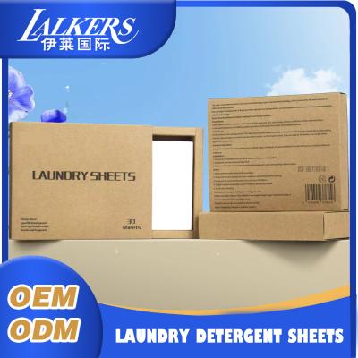 China Modern Laundry Detergent Paper Sheets For Effective Stain Removal And Environmental Responsibility for sale