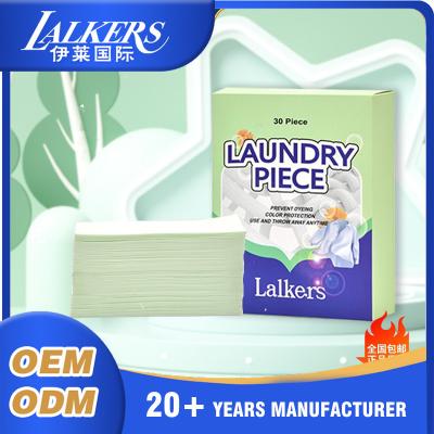 China Plant Based Lalkers Laundry Detergent Sheets Hostels Paper Washing Detergent for sale