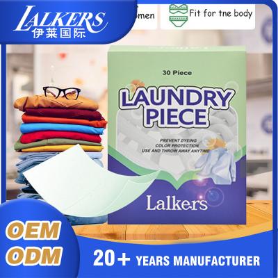 China Customized Lalkers Laundry Sheet Soap Home And Travel Use Dissolving Laundry Sheets for sale