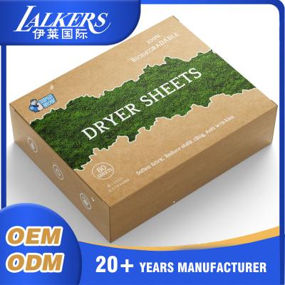 China Environmental friendly Fabric Softener Dryer Sheets Easy Use Clothes Softener Sheets for sale