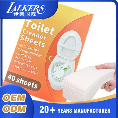 China Lightweight Disposable Toilet Cleaner Sheets Multi Functional With Fresh Scent for sale