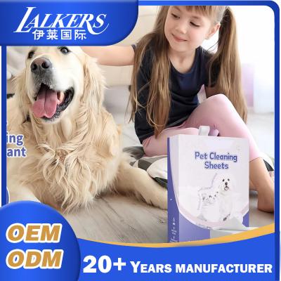 China Safe Pet Laundry Detergent Sheets Plastic Free Eco Friendly Dog Shampoo Sheets for sale