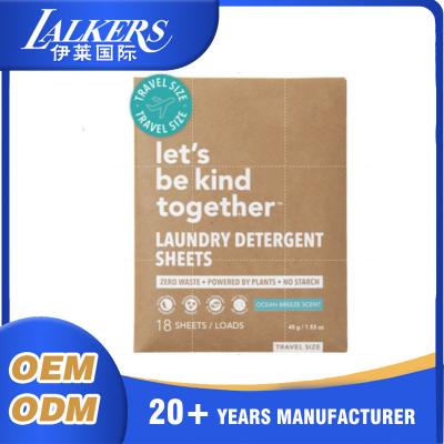 China Lalkers Washer Soap Sheets Eco Friendly Water Soluble Compact For Home Use for sale