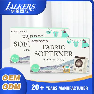 China Nonwoven Customized Dryer Softener Sheets Magic Lavender Scented Dryer Sheets for sale