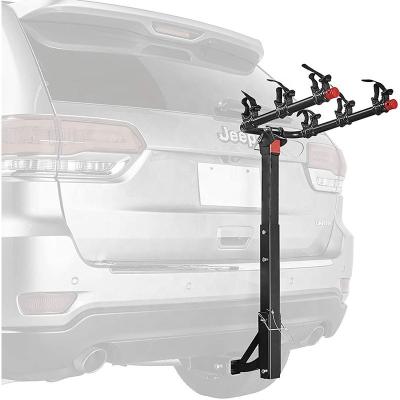 China Sturdy steel construction & High Quality Custom Bike Hitch Stand Folding Parking Alloy Steel Bike Hitch Sturdy Stands for sale