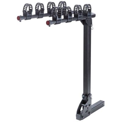 China Durable construction & New Design Style Black Multiple Anti-Roll Bicycle Transport Durable Steel Bike Rack For Sale for sale