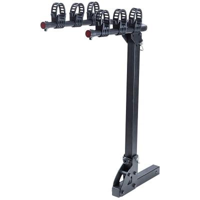 China Durable construction & New Arrival Design Anti-Roll Lightweight Bike Rack Hanging Rubber Steel Black Rack For Sale for sale