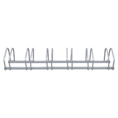 China Surface treatment: hot sale galvanized alloy steel floor classic bike rack rack park up to 6 bikes bike rack stand for sale