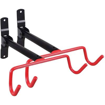 China Maximum hanging weight up to 77lb. Foldable Wall Mounted Hook Bike Rack Hanging Coat Rack for sale