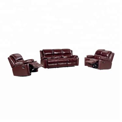 China (Size) China High Quality Adjustable Modern Recliners, Foshan Sofa Recliner Set for sale