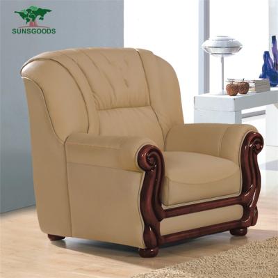 China (Height)Adjustable Best Selling Guangzhou Living Room Furniture, Royal And Leather Sofa for sale