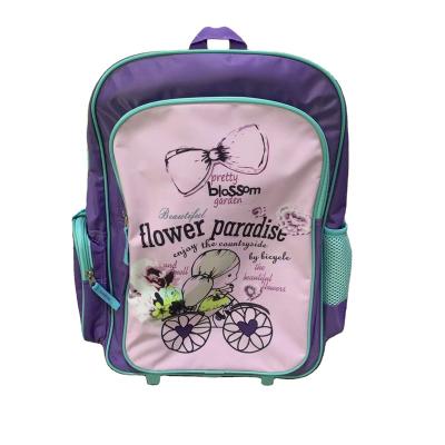 China Wholesale New Style Lightweight Kids To School Waterproof Trolley Bags Travel Trolley Bags Vintage Spinner Girls Rolling Children Luggage Bags Ret for sale