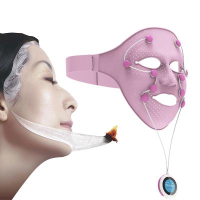 China EMS Vibration Face Mask Anti Wrinkle Magnet Massage SPA Chin Cheek Lift Up Slim Acne Wrinkle Removal Therapy Facial Beauty Salon 011 for sale