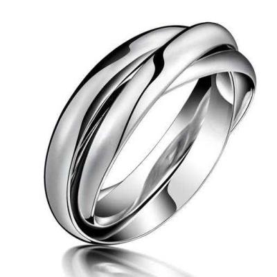 China Tagor Jewelry Super Fashion 316L Stainless Steel Ring TYGR001 for sale