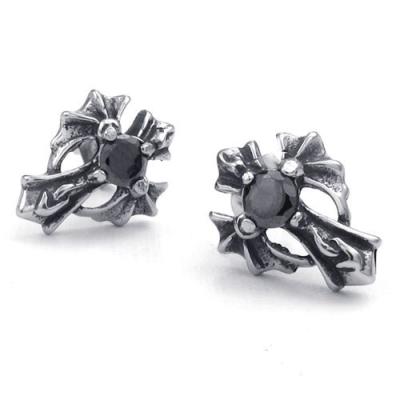 China Fashion High Quality Tagor Jewelry Stainless Steel Earring Studs Earrings PPE001 for sale