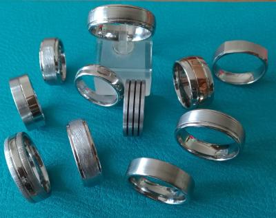 China ¡Anillos hechos joyería de la banda de Chrome Weding del cobalto de Tagor, OEM dado la bienvenida! en venta