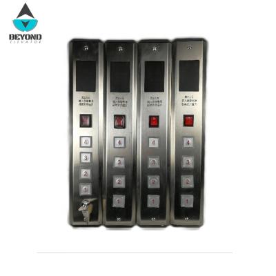 China Modern Restaurant Dumbwaiter Elevator COP LOP Call Panel With Push Buttons / Keypad for sale