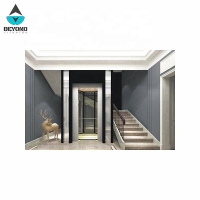 China Modern Home Elevator 320kg Four Floors Traction Small Type Nice Designs Residential Elevator Stylish Look / Easy Install for sale