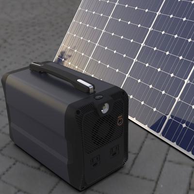 China DC/AC 5V 12V 110V 220V Home Solar Kits LiFePO4 Portable Solar Generator for sale