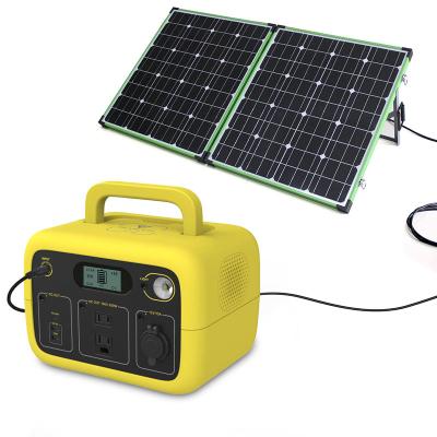 China Factory Price Multi Function Electric Outdoor Solar Generator Fast Support Charging Camping Power Station for sale