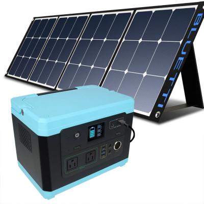 China EU 230V Home Mobile Outdoor Solar Power System Portable Mini Solar Uninterrupted Power Generator for sale