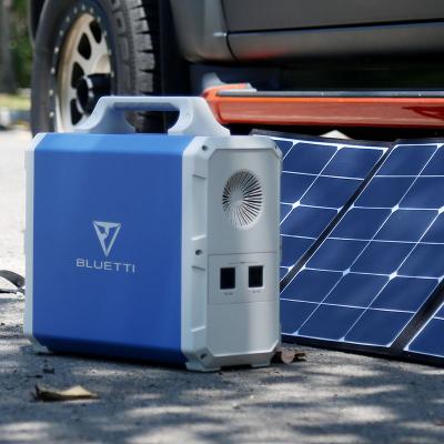 China Fast Charge Support Camping LiFePo4 500w 1000w 2000w Portable Solar Power Station for sale