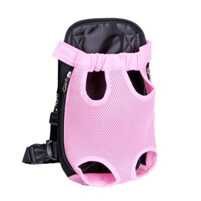 China Viable Adjustable Pet Front Legs Out Easy-Fit To Increase Camping Puppies Travel Dog Carrier Backpack for sale