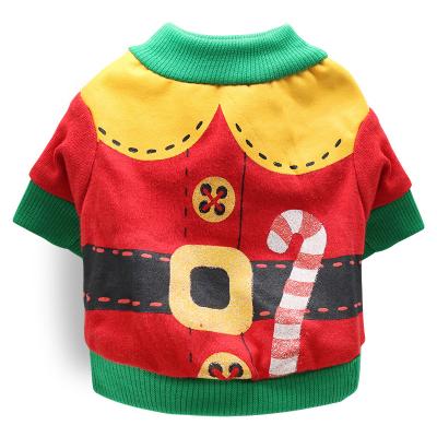 China Viable Fashion Christmas Dog Sweater Hoodie Thicken Girl Dog Clothes For Puppy Kitten for sale