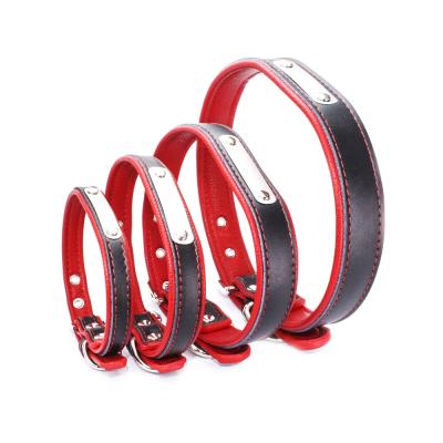 China Fashion Thoughtful Adjustable Durable Wholesale Personalized Waterproof Luxury Custom Leather Dog Pet Collar For Dogs for sale