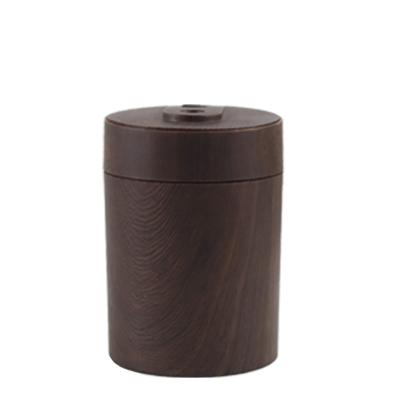 China New Grain 300ML Household Aromatherapy Machine 2022 Flower Travel Wholesale Auto Diffuser Indoor Wood Ultrasonic Remote Oil Diffuser for sale