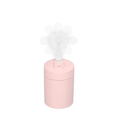 China Household Air USB Mist Humidifier Mini Aroma Essential Oil Cool Fans Humidifier for Home and Car for sale