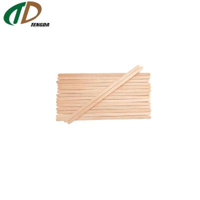 China China Factory Custom Hot Sale Disposable Disposable Wooden Coffee Stir Stick for sale