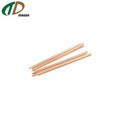 China Plant Sustainable Biodegradable Disposable Coffee Stirrer And Bar Wooden Stirrer Sticks for sale