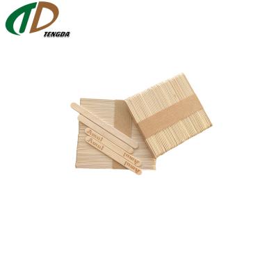 China Environmentally Useful Natural And Safe Disposable Ice Cream Tools WOODEN Kids Viable for sale