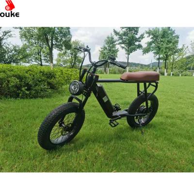 China Aluminum Alloy 20 Inch Most Popular E-Bike 48v E Tire Fat Bike Folding Fat Tire Electric Bicycle for sale