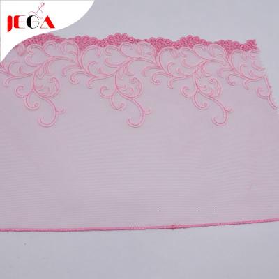 China Who respects the environment; Fashion Best Selling Embroidery Lace Tops Fabric By The Yard For Underwear for sale