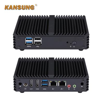 China Kansung K150S Desktop Mini PC With Quad Core Celeron J3160 Processor Onboard Fanless Dual LAN X86 Computer for sale